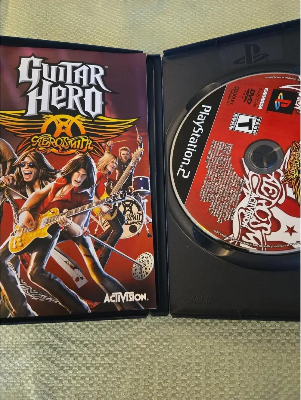Guitar Hero: Aerosmith - PlayStation 2 Complete with Manual